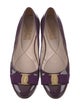 Salvatore Ferragamo Patent Leather Ballet Flats
