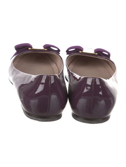 Salvatore Ferragamo Patent Leather Ballet Flats