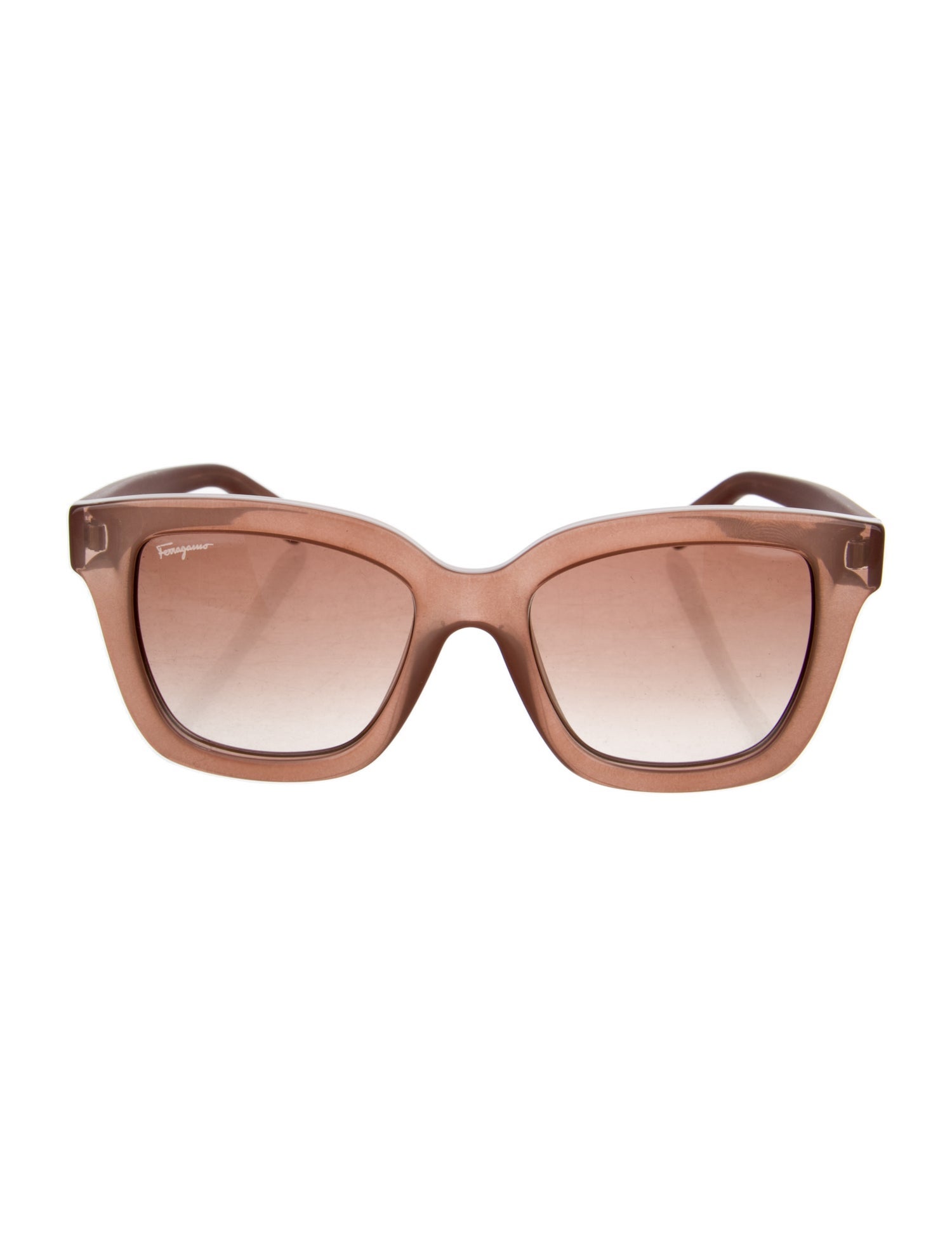 Salvatore Ferragamo Oversize Gradient Sunglasses