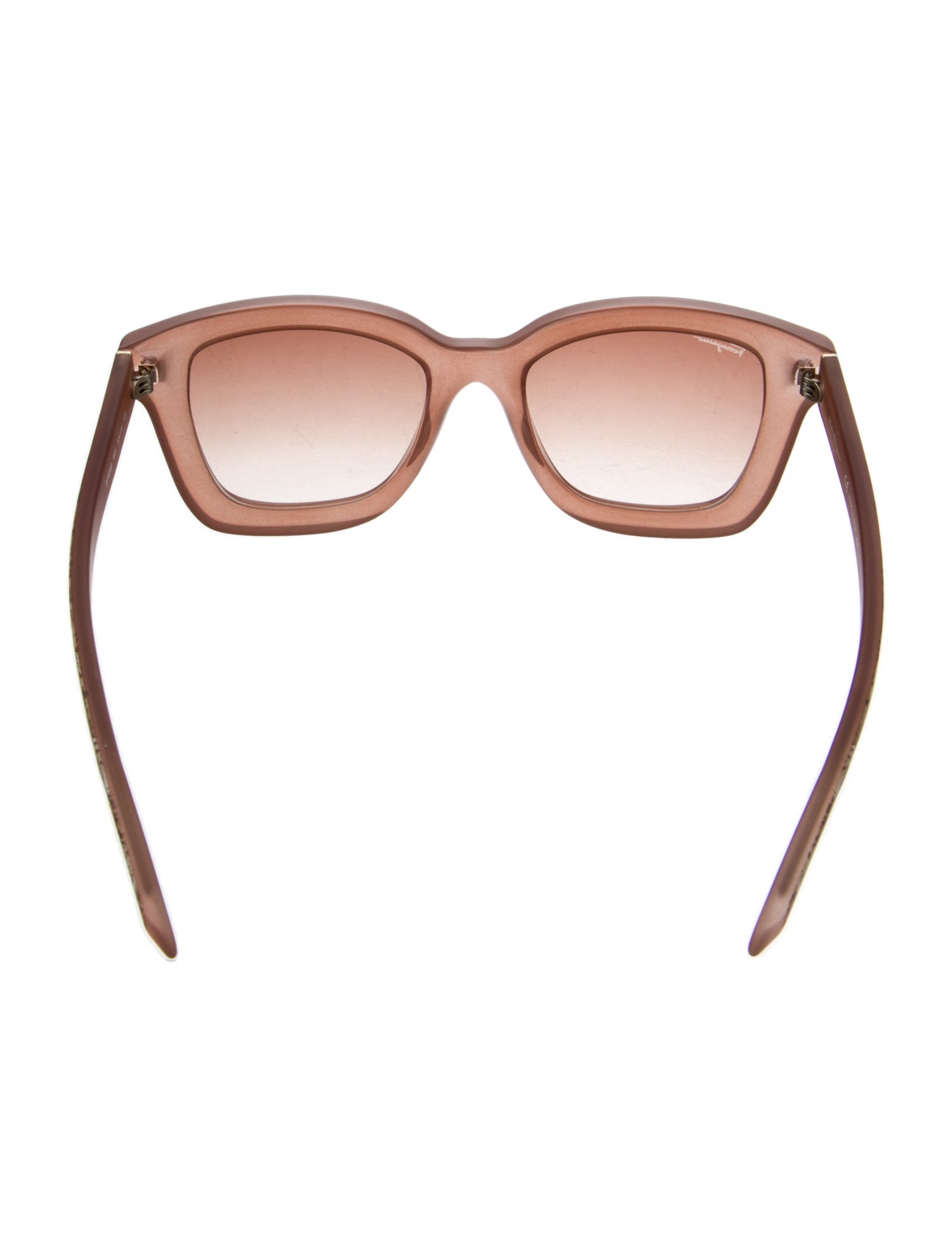 Salvatore Ferragamo Oversize Gradient Sunglasses