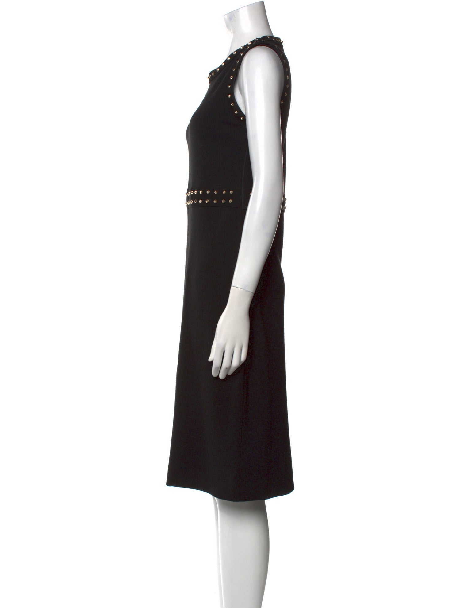 Salvatore Ferragamo Virgin Wool Knee-Length Dress