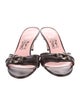 Salvatore Ferragamo Vara Bow Accent Leather Slides