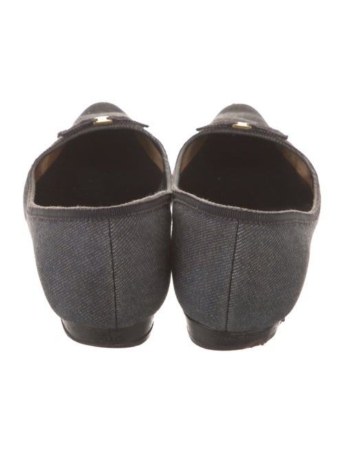Salvatore Ferragamo Denim Ballet Flats