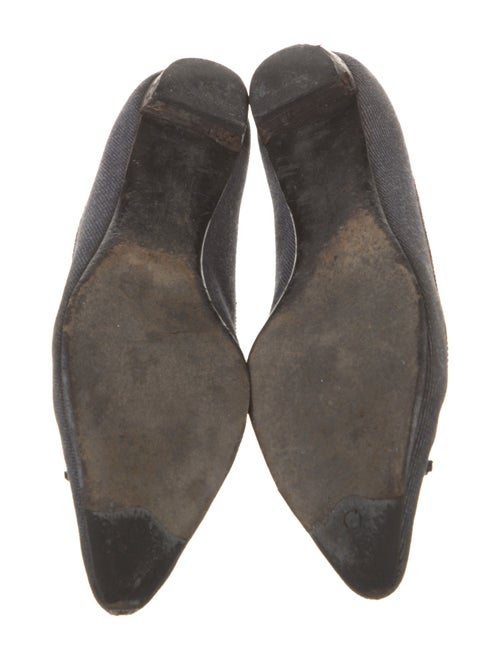 Salvatore Ferragamo Denim Ballet Flats