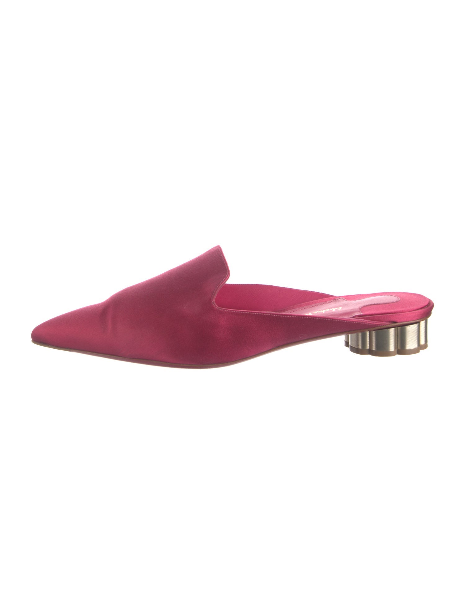 Salvatore Ferragamo Satin Mules