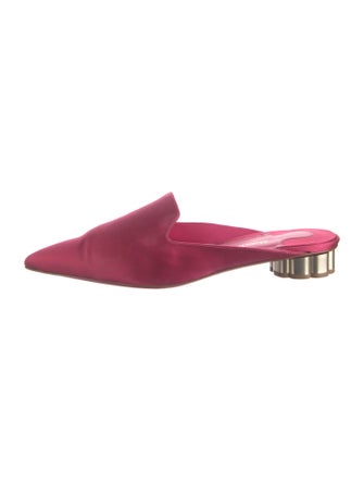 Salvatore Ferragamo Satin Mules