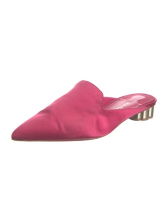 Salvatore Ferragamo Satin Mules