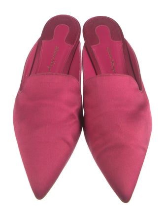 Salvatore Ferragamo Satin Mules