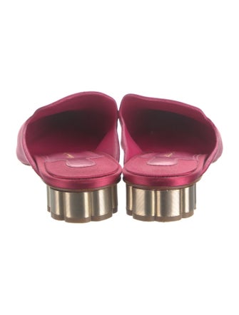 Salvatore Ferragamo Satin Mules