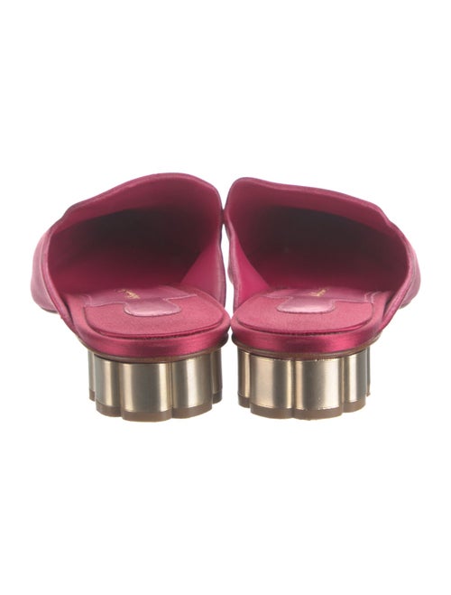 Salvatore Ferragamo Satin Mules