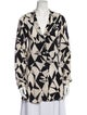 Salvatore Ferragamo Printed V-Neck Tunic