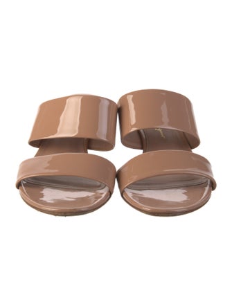 Salvatore Ferragamo Patent Leather Slides