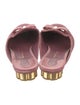 Salvatore Ferragamo Vara Bow Accent Velvet Mules