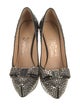 Salvatore Ferragamo Vara Bow Accent Leather Pumps