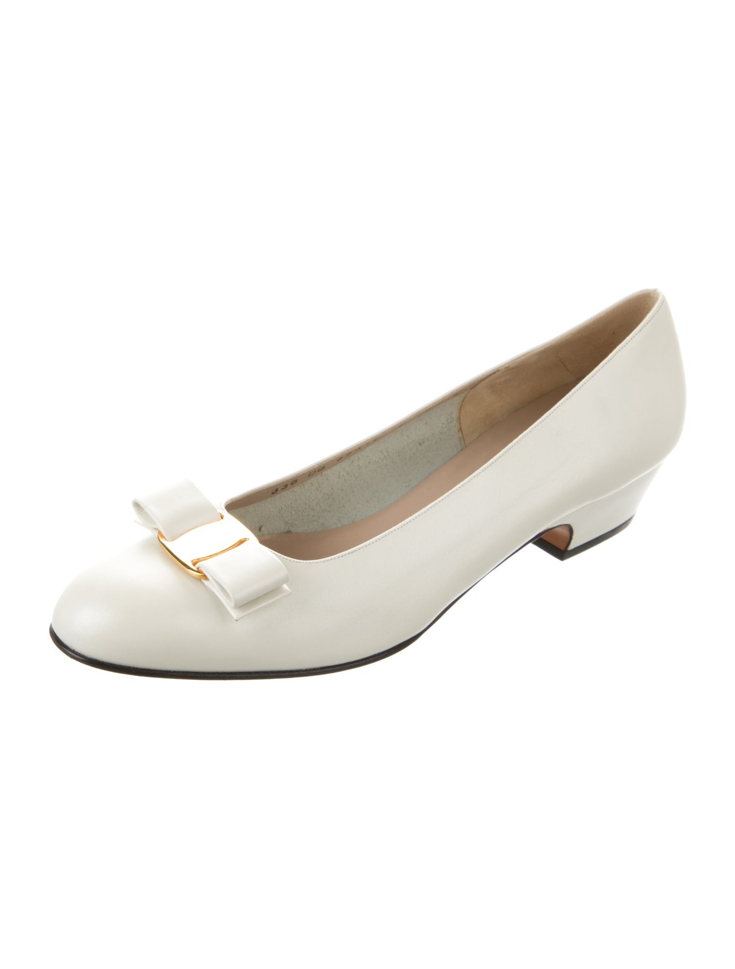 Salvatore Ferragamo Vara Bow Accent Leather Mules