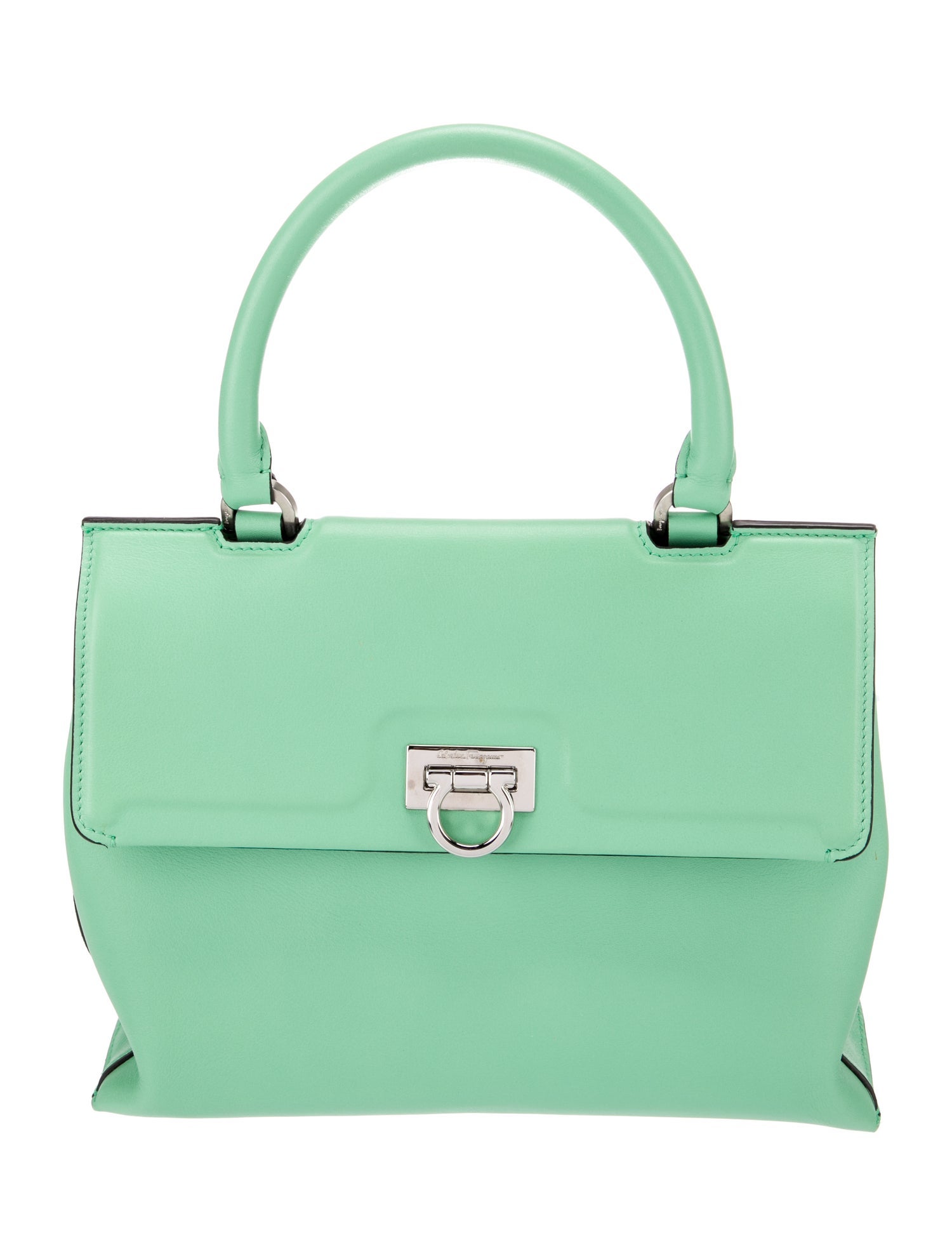 Salvatore Ferragamo Leather Top Handle Bag