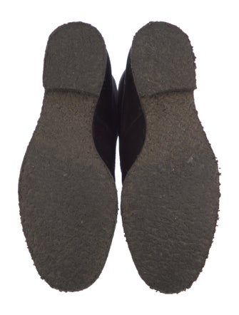 Salvatore Ferragamo Suede Combat Boots