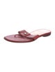 Salvatore Ferragamo Leather Flip Flops