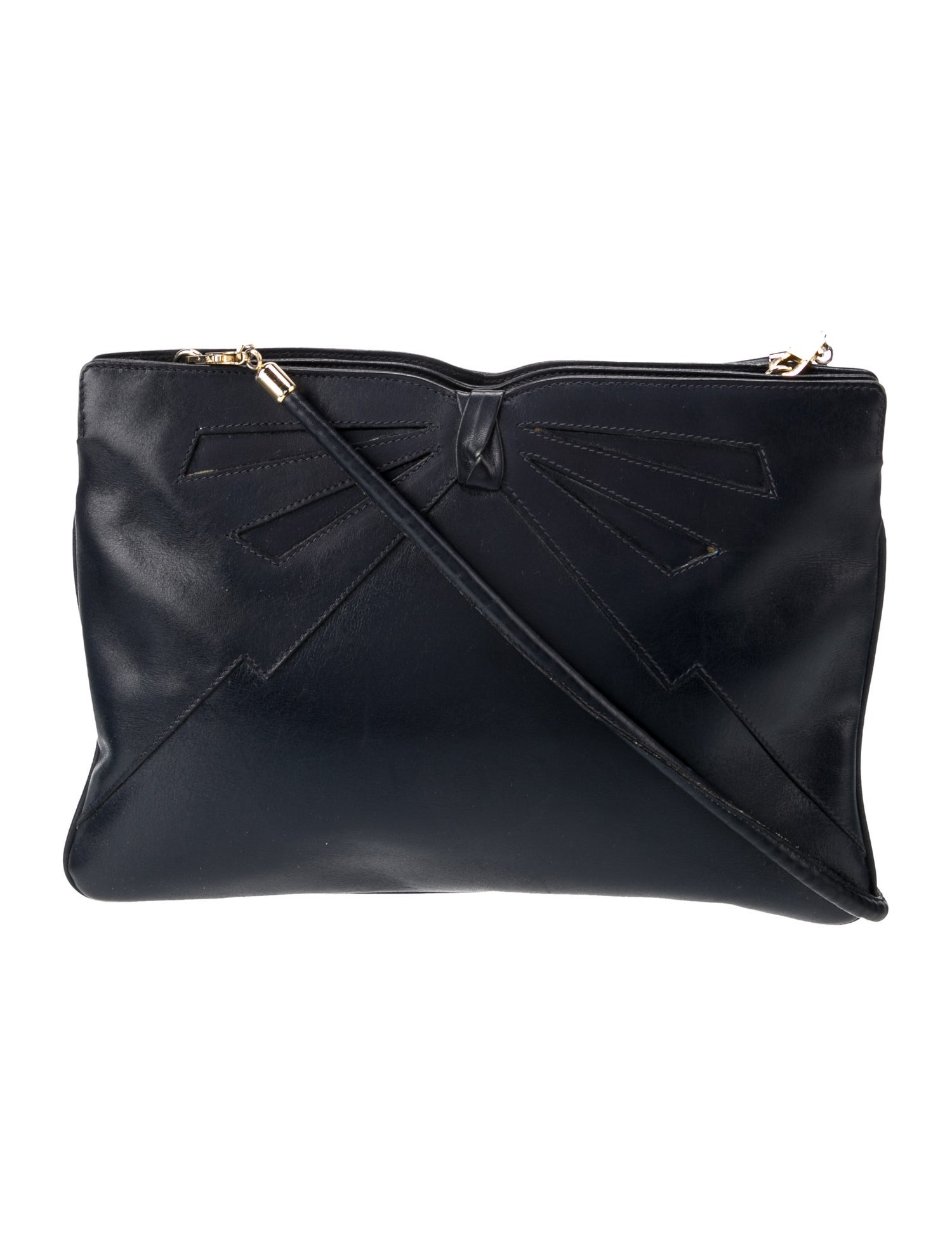 Salvatore Ferragamo Leather Messenger Bag