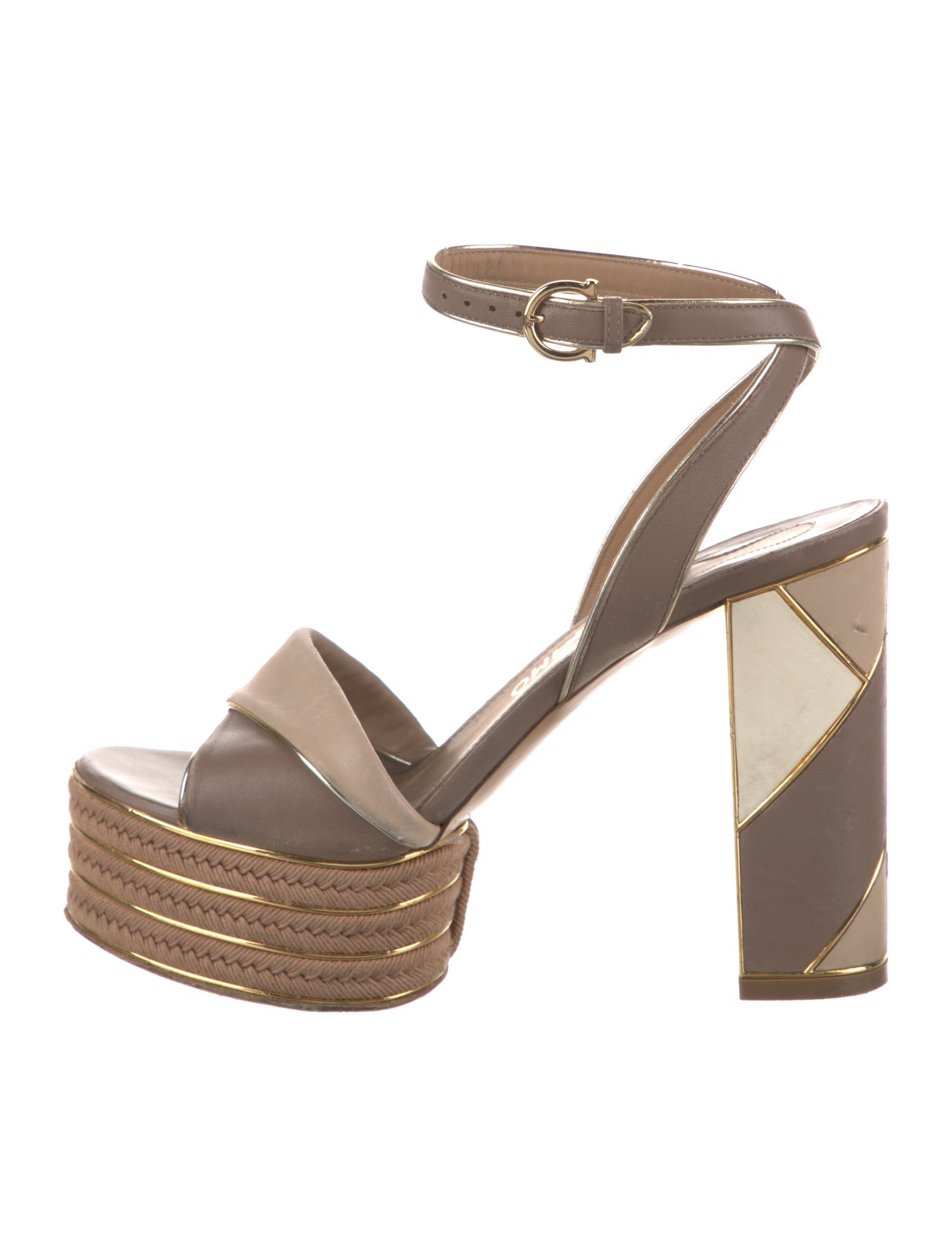 Salvatore Ferragamo Leather Sandals