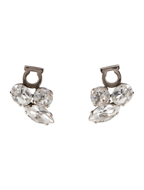 Salvatore Ferragamo Crystal Earrings