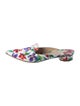 Salvatore Ferragamo Floral Print Mules