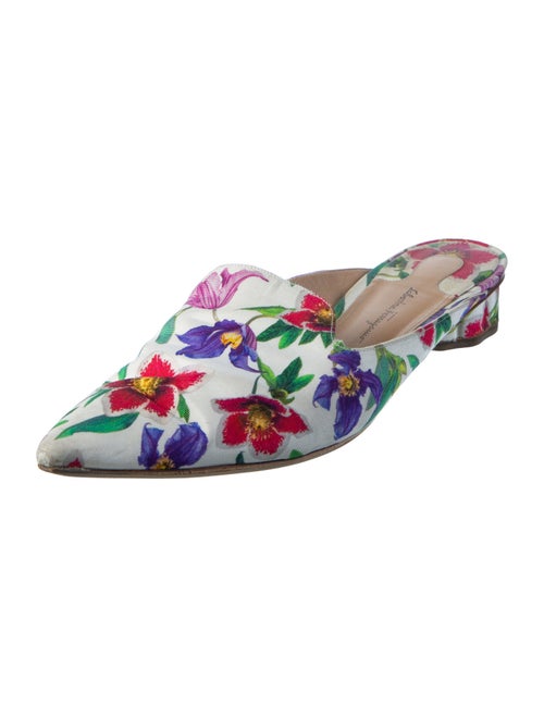 Salvatore Ferragamo Floral Print Mules