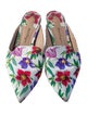 Salvatore Ferragamo Floral Print Mules
