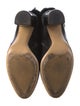 Salvatore Ferragamo Leather Fur Trim Boots