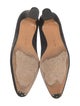 Salvatore Ferragamo Suede Leather Trim Embellishment Pumps