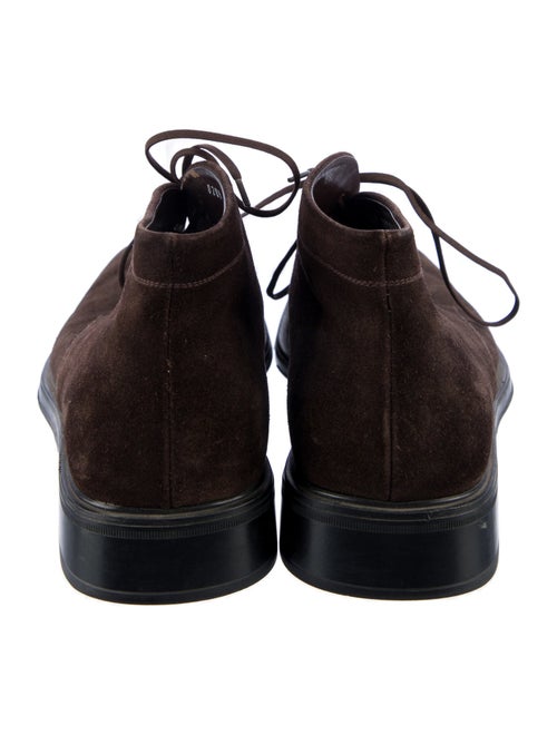 Salvatore Ferragamo Suede Lace-Up Boots