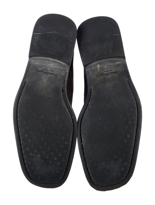 Salvatore Ferragamo Suede Lace-Up Boots