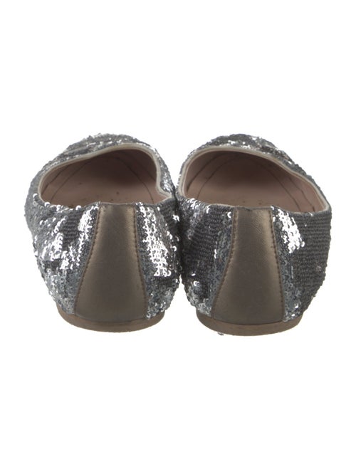 Salvatore Ferragamo Sequins Sequin Embellishments Ballet Flats