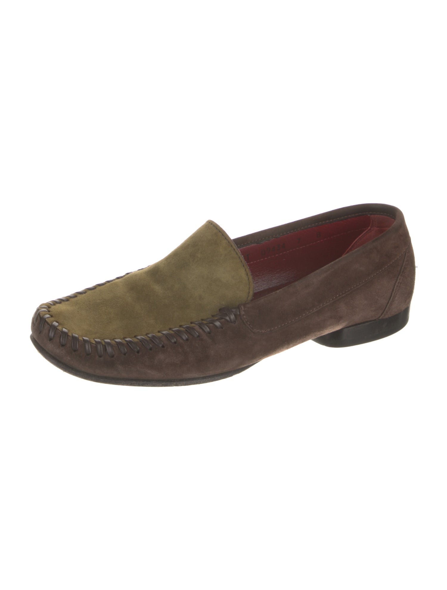 Salvatore Ferragamo Gancini Logo Suede Loafers