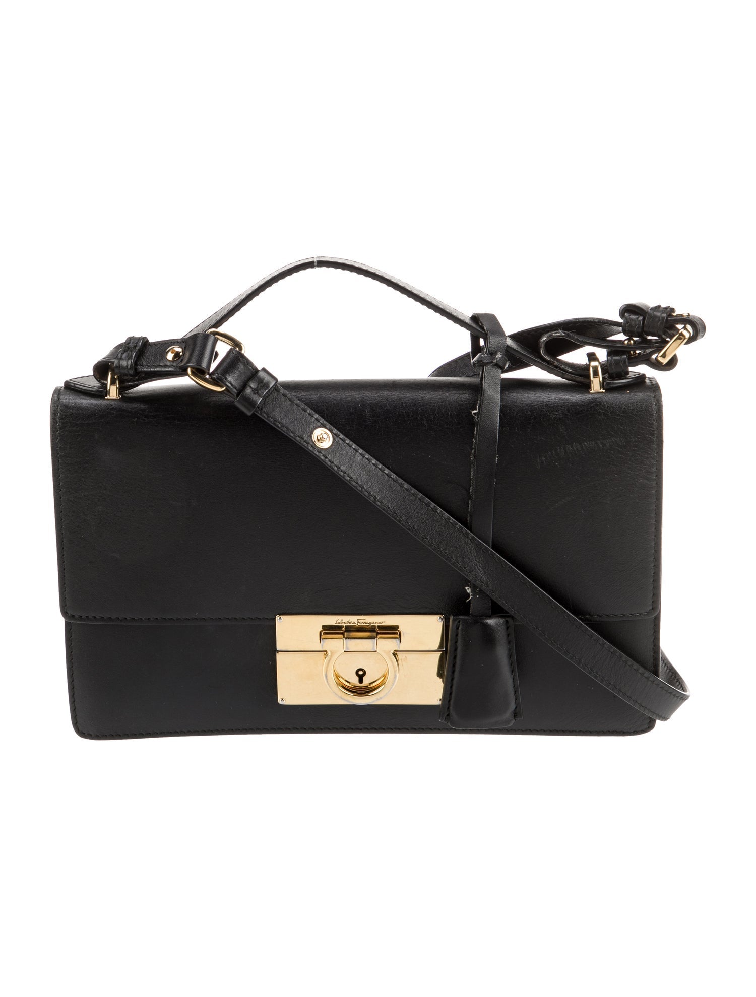 Salvatore Ferragamo Leather Crossbody Bag