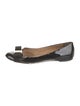 Salvatore Ferragamo Vara Bow Accent Patent Leather Flats