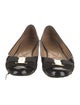 Salvatore Ferragamo Vara Bow Accent Patent Leather Flats