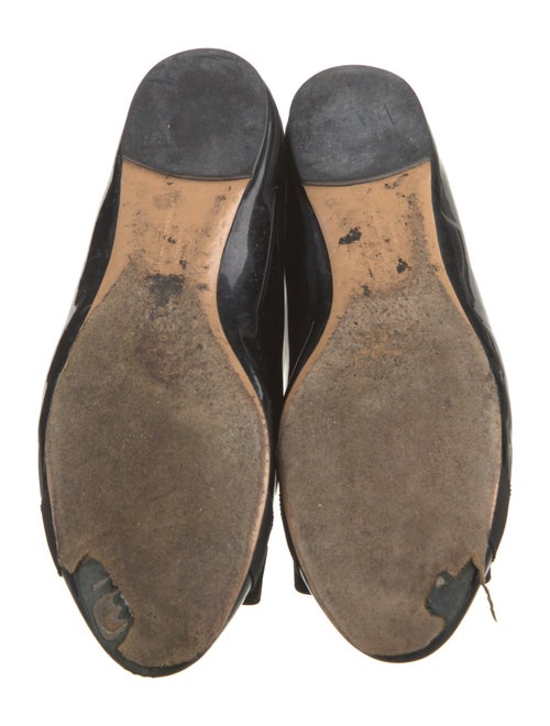 Salvatore Ferragamo Vara Bow Accent Patent Leather Flats