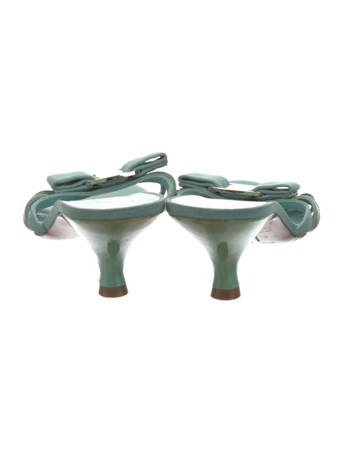 Salvatore Ferragamo Bow Accents Slides