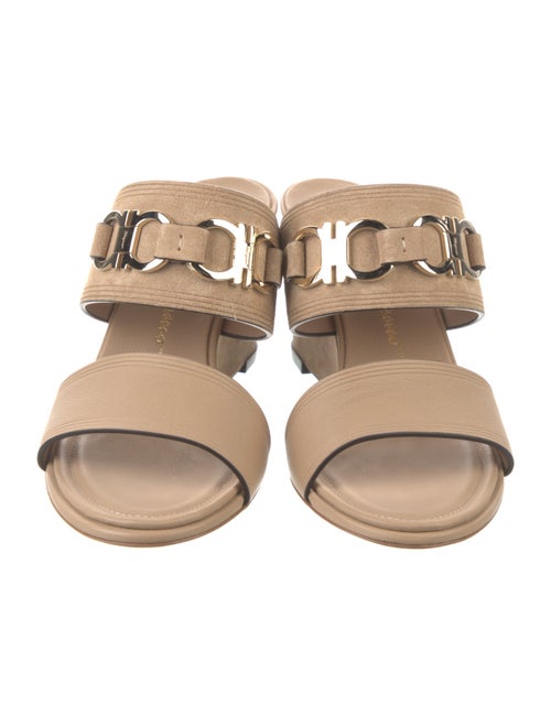 Salvatore Ferragamo Suede Slides