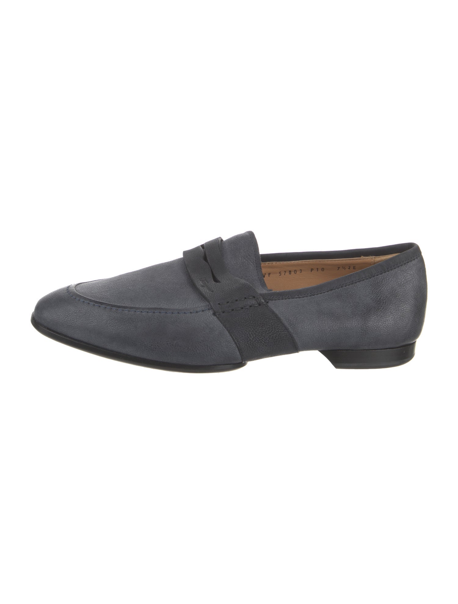 Salvatore Ferragamo Horsebit Accent Leather Loafers