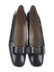 Salvatore Ferragamo Vara Bow Accent Patent Leather Flats