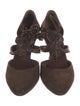 Salvatore Ferragamo Suede D'Orsay Pumps