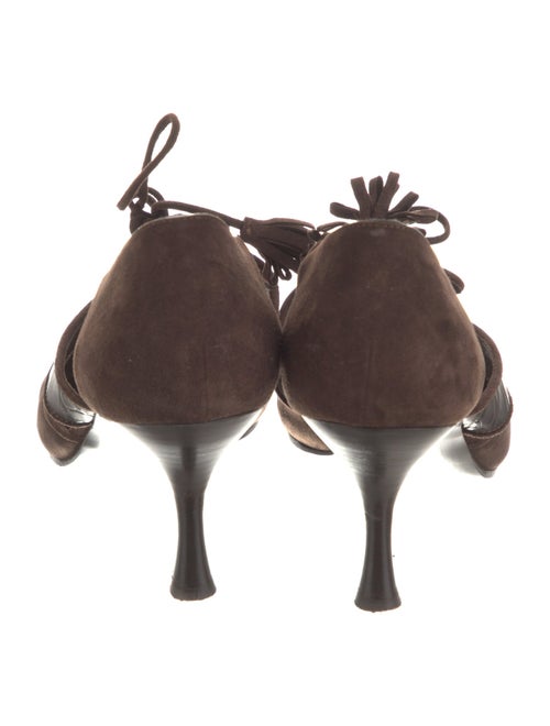 Salvatore Ferragamo Suede D'Orsay Pumps