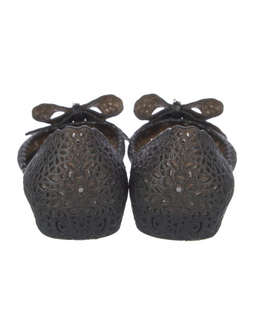 Salvatore Ferragamo Rubber Printed D'Orsay Flats