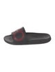 Salvatore Ferragamo Gancini Logo Rubber Slides