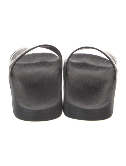 Salvatore Ferragamo Gancini Logo Rubber Slides