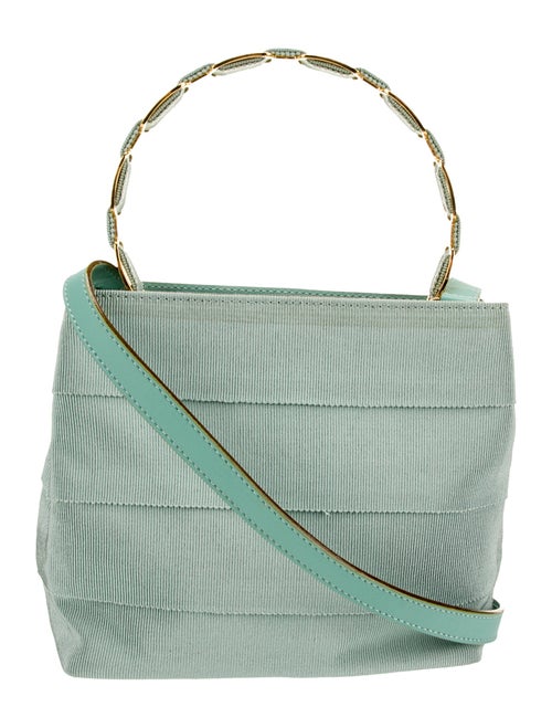 Salvatore Ferragamo Canvas Top Handle Bag