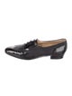 Salvatore Ferragamo Patent Leather Grosgrain Trim Oxfords