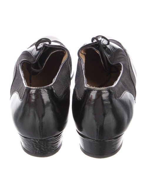Salvatore Ferragamo Patent Leather Grosgrain Trim Oxfords